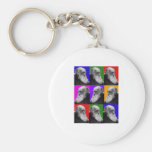 Charles Darwin Pop Art Gifts for All Ages Keychains