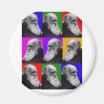 Charles Darwin Pop Art Gifts for All Ages Refrigerator Magnet
