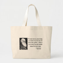 Charles Darwin Quote 1b Bag