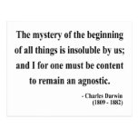 Charles Darwin Quote 5a Post Cards