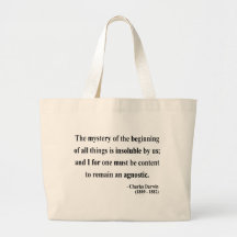 Charles Darwin Quote 5a Tote Bag