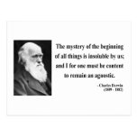 Charles Darwin Quote 5b Postcards