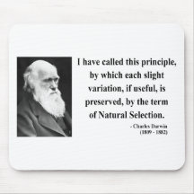 Charles Darwin Quote 6b Mousepads