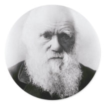 Charles Darwin Vignette Sticker
