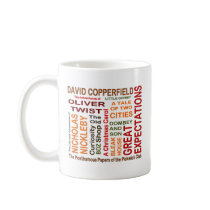 Charles Dickens Novels Mug