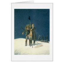 Charles Fellows with William Hawes, Plants a Baton Cards