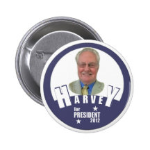 Charles Harvey pour le président 2012 Badges Avec Agrafe