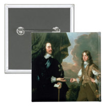Charles I  and James, Duke of York , c.1647 buttons