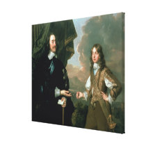 Charles I  and James, Duke of York , c.1647 canvas prints