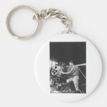 Charles Lindbergh Circa 1927 Key Chain