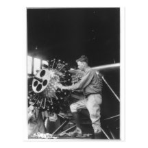 Charles Lindbergh Circa 1927 Post Card