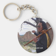 Charles Littleleaf Keychain