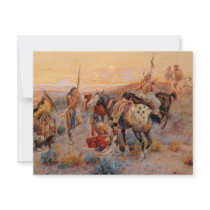 Charles M. Russell's First Wagon Tracks (1908)