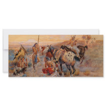 Charles M. Russell's First Wagon Tracks (1908)