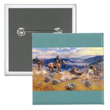 Charles M. Russell's Loops and Swift Horses (1916) Pins