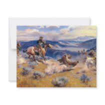 Charles M. Russell's Loops and Swift Horses (1916)