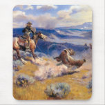 Charles M. Russell's Loops and Swift Horses (1916) Mousepad