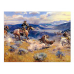 Charles M. Russell's Loops and Swift Horses (1916) Post Card