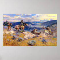 Charles M. Russell's Loops and Swift Horses (1916)