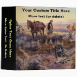 Charles M. Russell's Paying the Fiddler (1919) Vinyl Binders