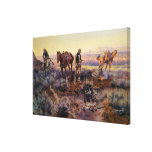 Charles M. Russell's Paying the Fiddler (1919) Stretched Canvas Print