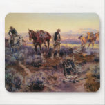 Charles M. Russell's Paying the Fiddler (1919) Mousepad