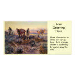 Charles M. Russell's Paying the Fiddler (1919) Photo Card