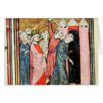Charles Martel looks after punishment Greeting Cards