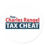 Charles Rangel Tax Cheat stickers