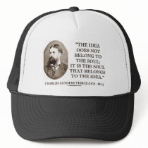 Charles Sanders Peirce Soul Belongs To The Idea Mesh Hat