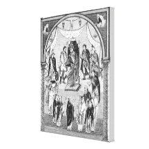 Charles the Bald, King of France Gallery Wrapped Canvas