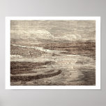Charleston Harbour, Ships and City in Civil War Print