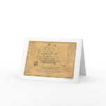 Charleston SC Street Map 1788 Greeting Card