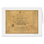 Charleston SC Street Map 1788 Greeting Card