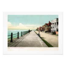 Charleston, SC Vintage Personalized Invites