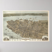 Charleston, South Carolina 1872 Print