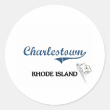 Charlestown City Classic Round Sticker