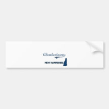 Charlestown New Hampshire City Classic Bumper Sticker