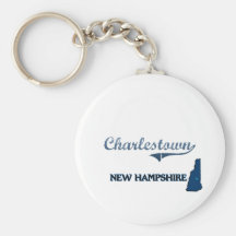 Charlestown New Hampshire City Classic Keychains
