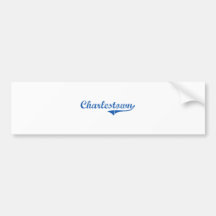 Charlestown New Hampshire Classic Design Bumper Sticker