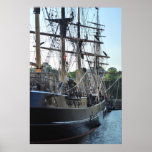 Charlestown Tall Ship Poster