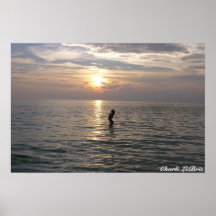 Charli on th Beach Posters