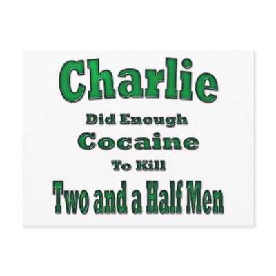 Charlie Cocaine and Two and a half Men by DesignsbySylvia