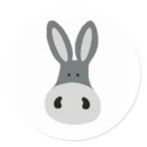 Charlie Donkey Stickers
