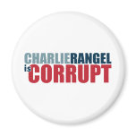 Charlie Rangel is Corrupt Fridge Magnets