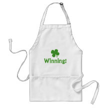 Charlie Sheen Lucky Winning Shirt Aprons