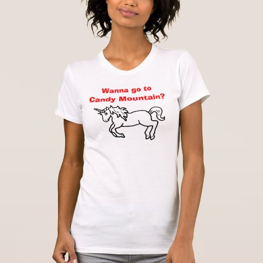 Charlie the Unicorn "Wanna go to Candy Mountain?" T-shirts