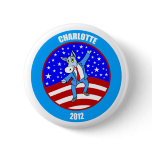 Charlotte 2012 DNC Pinback Button