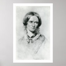 Charlotte Brontë portrait by George Richmond Posters
