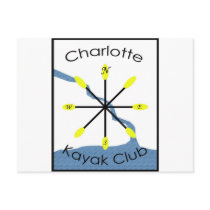 Charlotte Kayak Club Gear Postcard